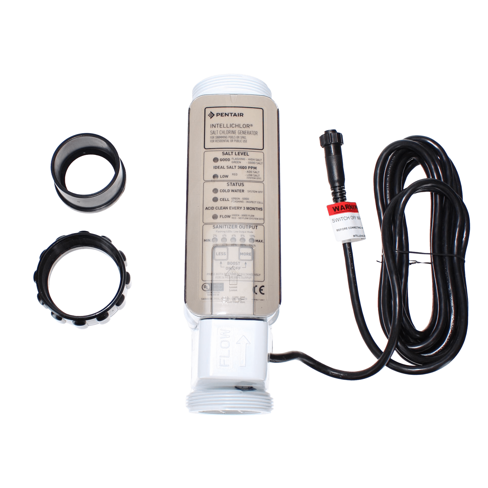 Pentair IntelliChlor IC40 Cell Salt Chlorine Generator | EC-520555