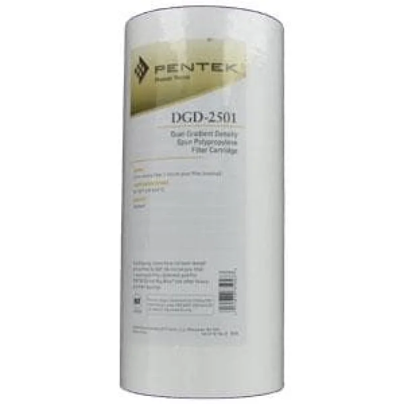 Pentek DGD 2501 Dual Gradient 104 50/5 Micron Sediment Filter
