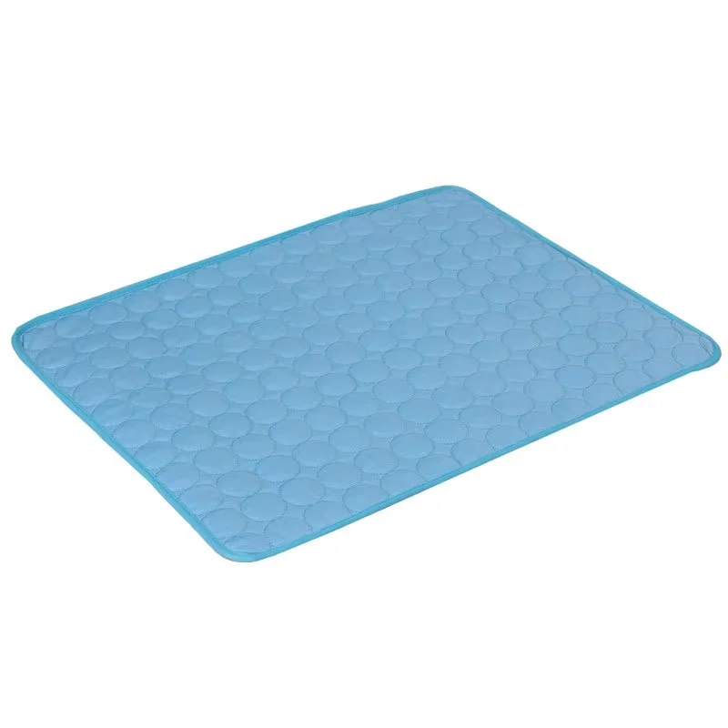 Pet Haven | Extra-Large Dog Cooling Mat with Breathable Surface | Ideal for Summer Comfort Blue