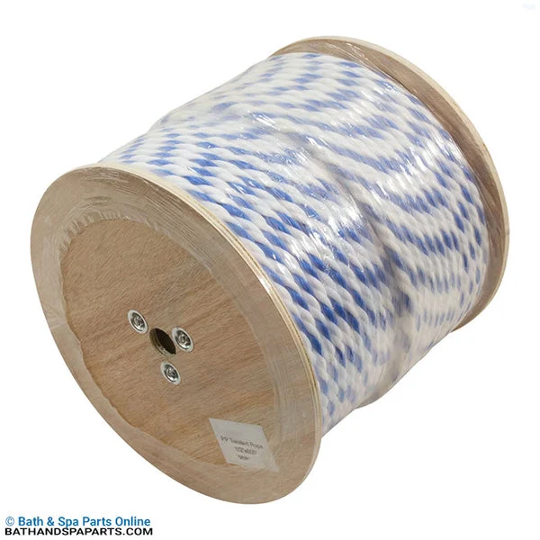Phoenix 1/2″ Polypropylene Rope [White/Blue] [600ft] (PPR12600BW)