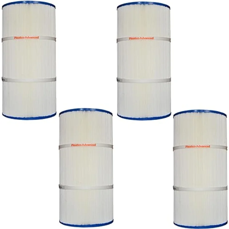 Pleatco Filtration Pool Filter Cartridge Replacement for CCP240, C2025, C2020, C2000, PRC 50 | PCC60-PAK4-EC
