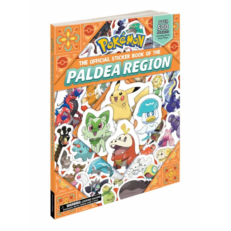 Pokemon Paldea Region Official Sticker Adventure Book