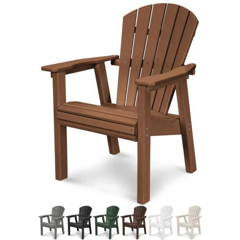 POLYWOOD Seashell Dining Chair - SHD19 Grey