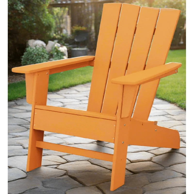 POLYWOOD The Wave Chair Left - OCA22 Black