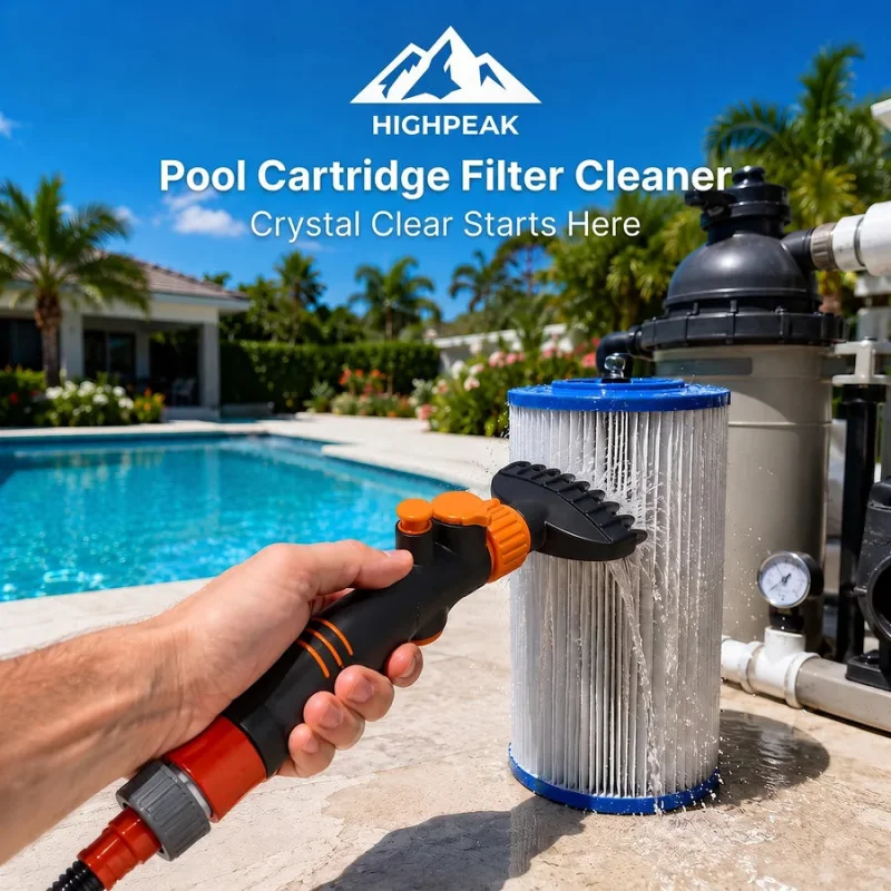 Pool Cartridge Filter Cleaner Dark Grey