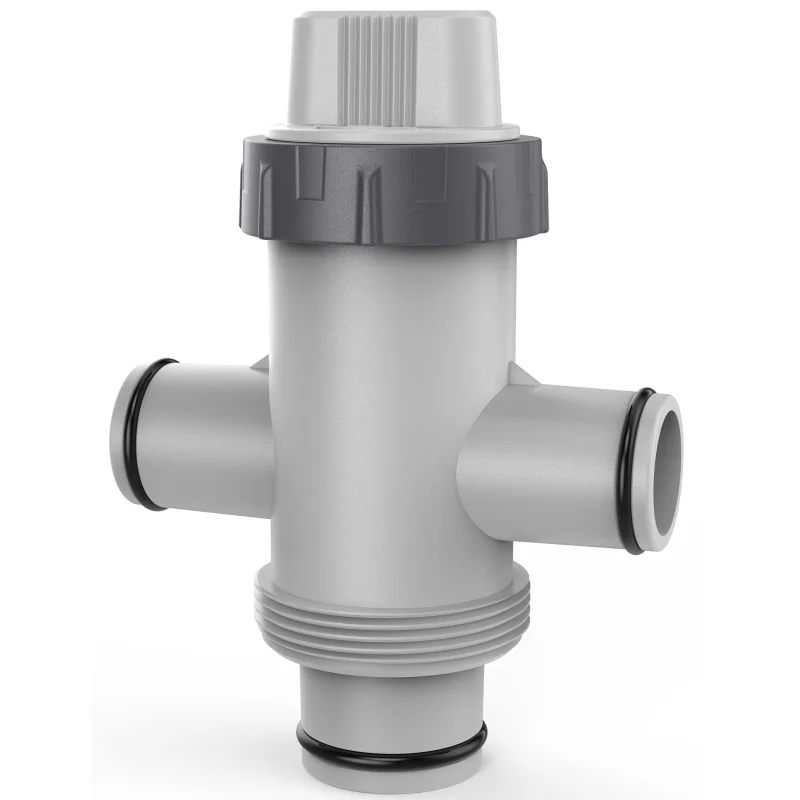 POOLHACKER Dual Split Hose Plunger Valve, Above Ground Pool Parts, Pool Accessories and Replacement Parts for Coleman