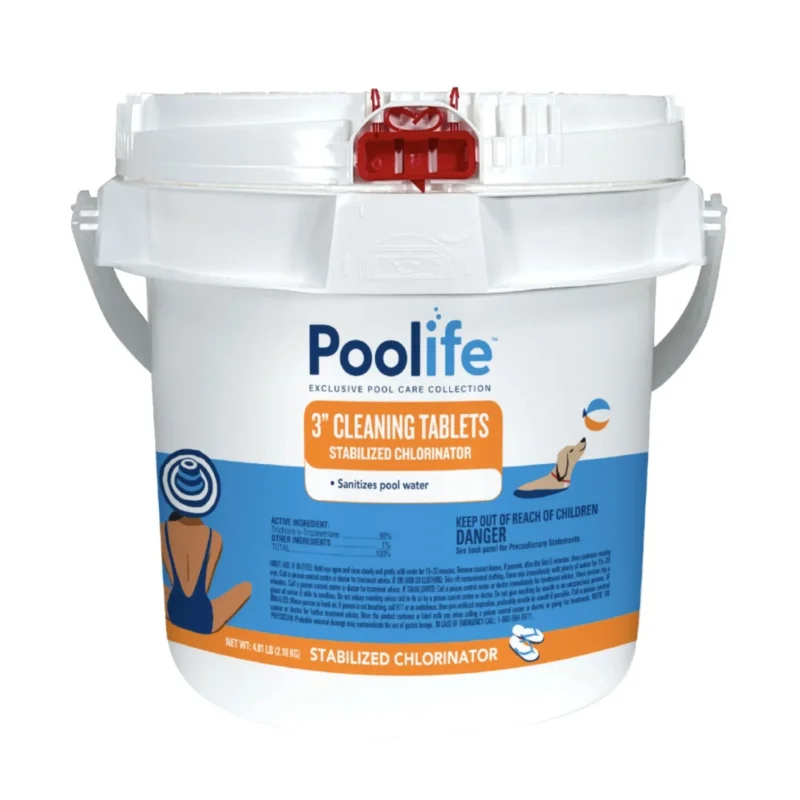 Poolife 3" Cleaning TabletsStabilized Chlorine Tablets for Pools