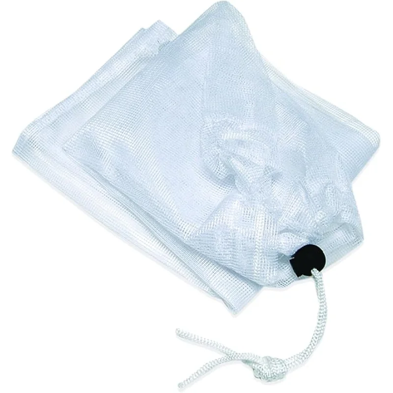 Poolmaster 28823 Deluxe Fine-Mesh All Purpose Swimming Pool Vacuum Replacement Bag, White