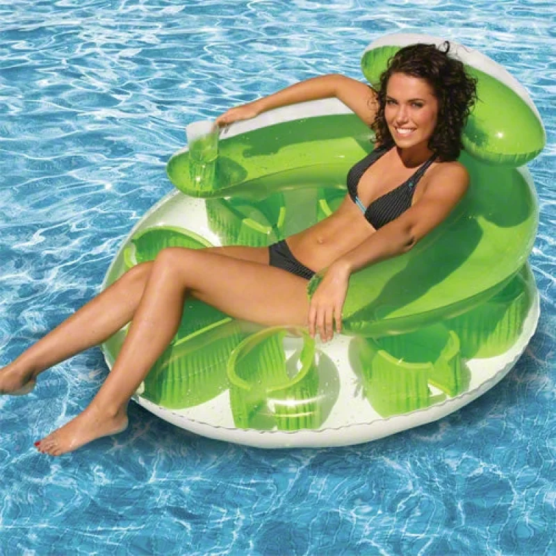 Poolmaster Water Pop Circular Lounge Blue