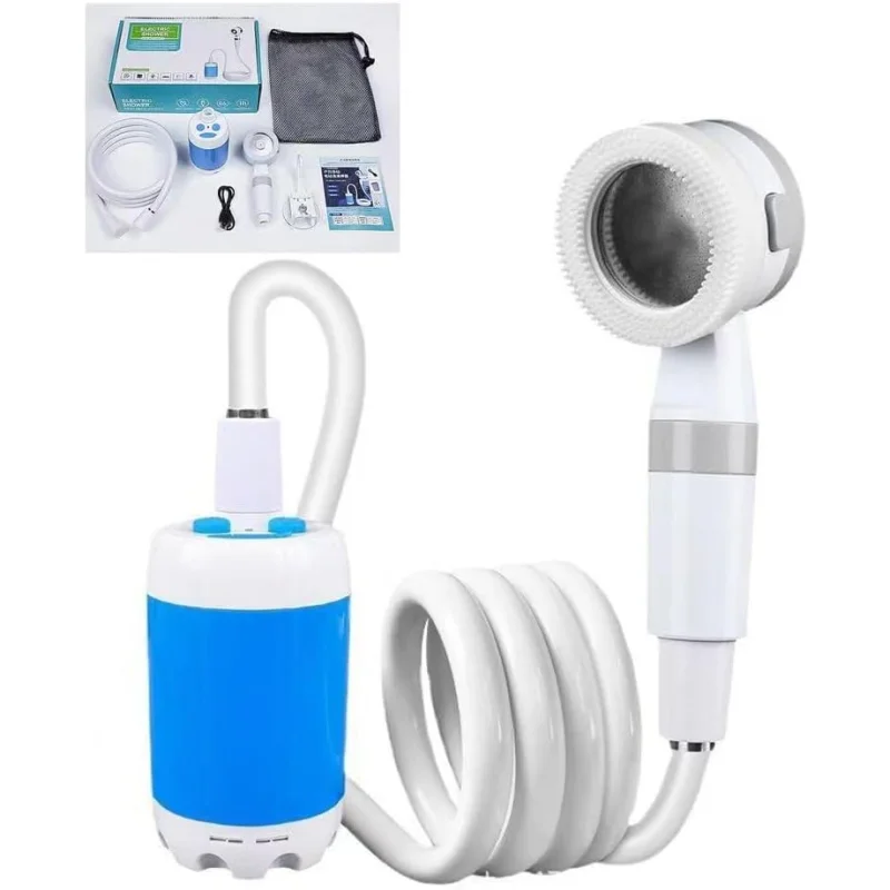Portable Outdoor Shower | Battery-Powered with Adjustable Spray Modes | Ideal for Camping and Beach Activities