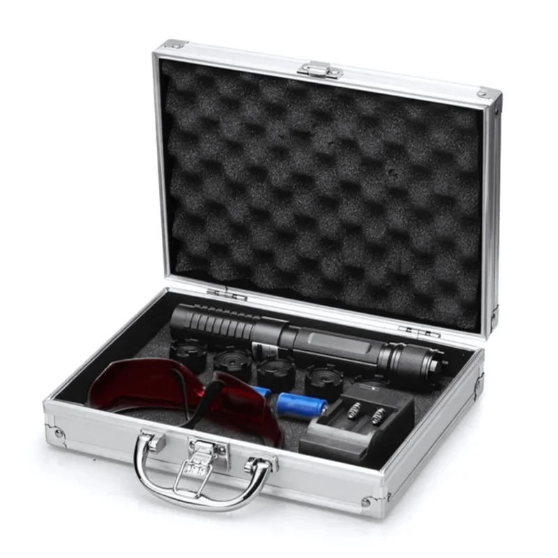 Precision Laser | High Power Blue Laser Pointer with Long Range | Ergonomic Design for Outdoor Presentations