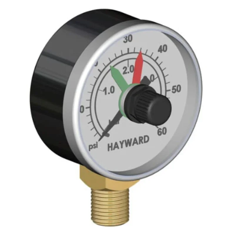 PRESSURE GAUGE W/DIAL, BOXED - Hayward 425 Sq Ft Swimclear Multi Element Cartridge Filter | ECX2712B1