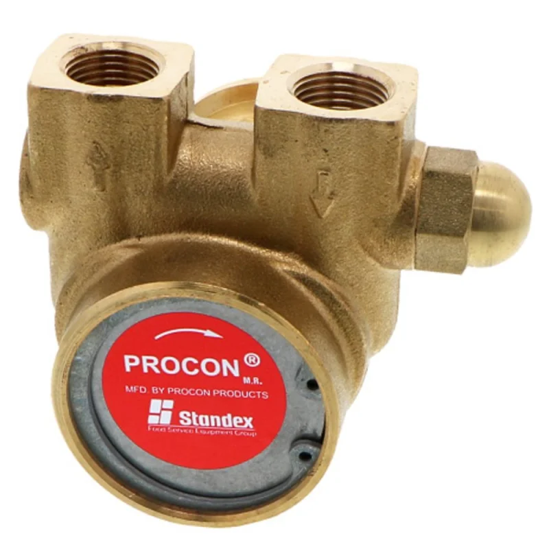 Procon Pump NSF Brass 140 GPH 3/8" NPT - 130 psi PRV w/ .188" Double Flat Drive (Clamp-on)