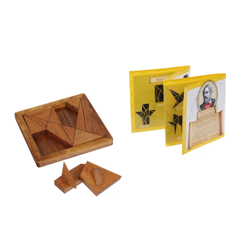 Professor Puzzle Great Minds Archimedes - Wooden Tangram Puzzle