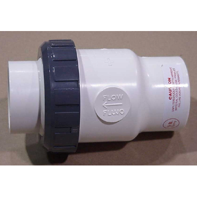 Arctic Spas PRT-116850 PVC Fitting 1/2# Spring Check Valve, 2"