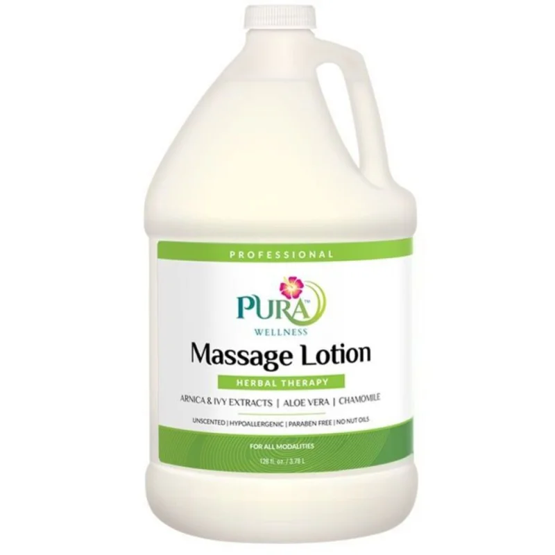 Pura 1ST Wellness Herbal Therapy Massage Lotion / 1 Gallon - 128 oz. - 3.78 Liters by Pura 1ST Wellness