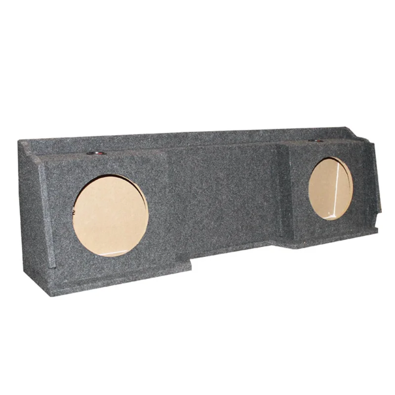 QPower Dual Underseat Two 10" Subwoofer Box