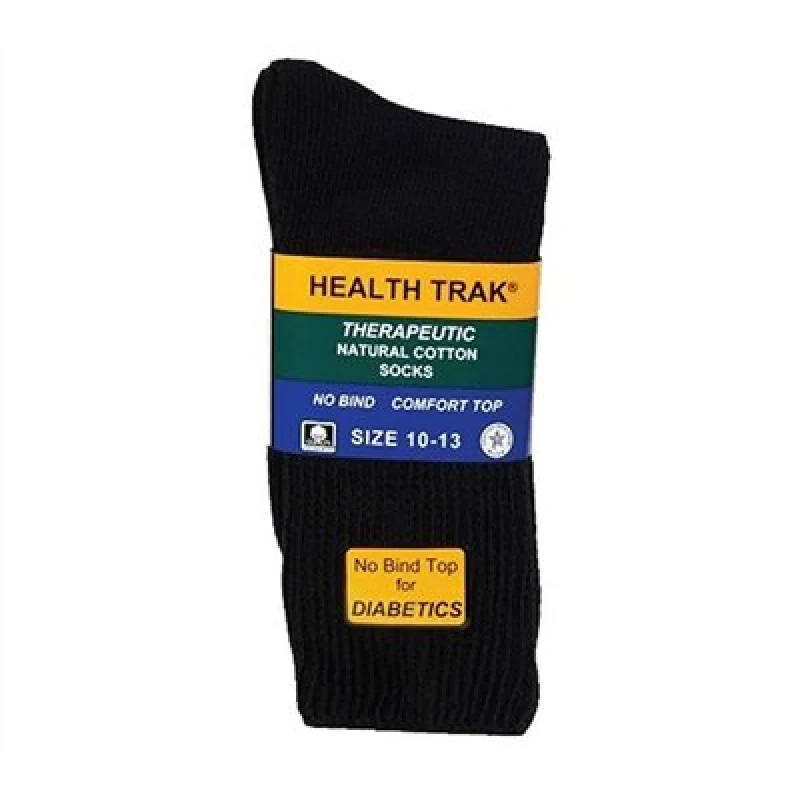 Railroad Sock Black 2-Pack Therapeutic Socks