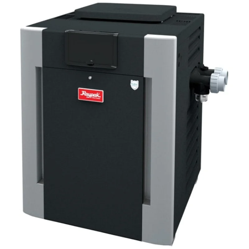 Raypak P-R266A-EN-X Digital Natural Gas Heater, 240K BTU, Cupro-Nickel Exchanger, ProTek Shield Module | 014939