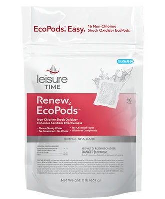 Renew2 ECO PODS Leisure Time 45451 Non Chlorine Spa Shock