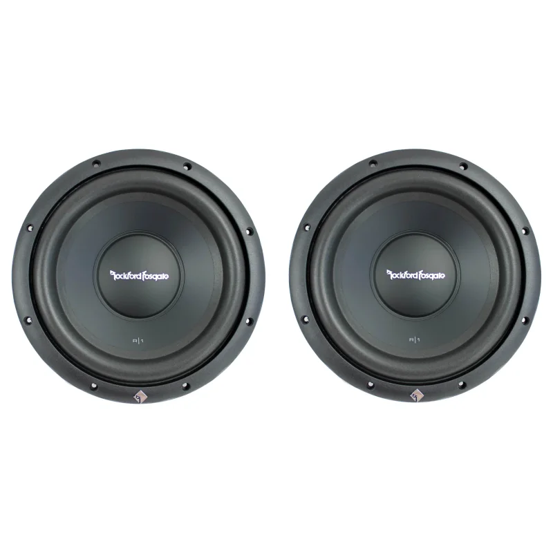 Rockford Fosgate R1S4-10 Prime 10" 400W 4 Ohm SVC Car Audio Subwoofer Sub, Pair