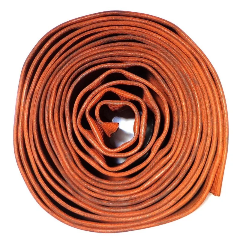 Rubber 5" Double Jacket Orange