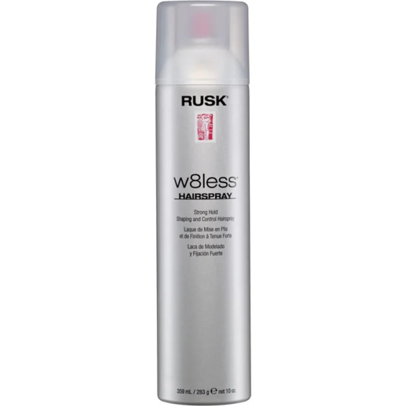 Rusk Designer Collection W8less Strong Hold Shaping & Control Hairspray / 10 oz. (55% VOC)