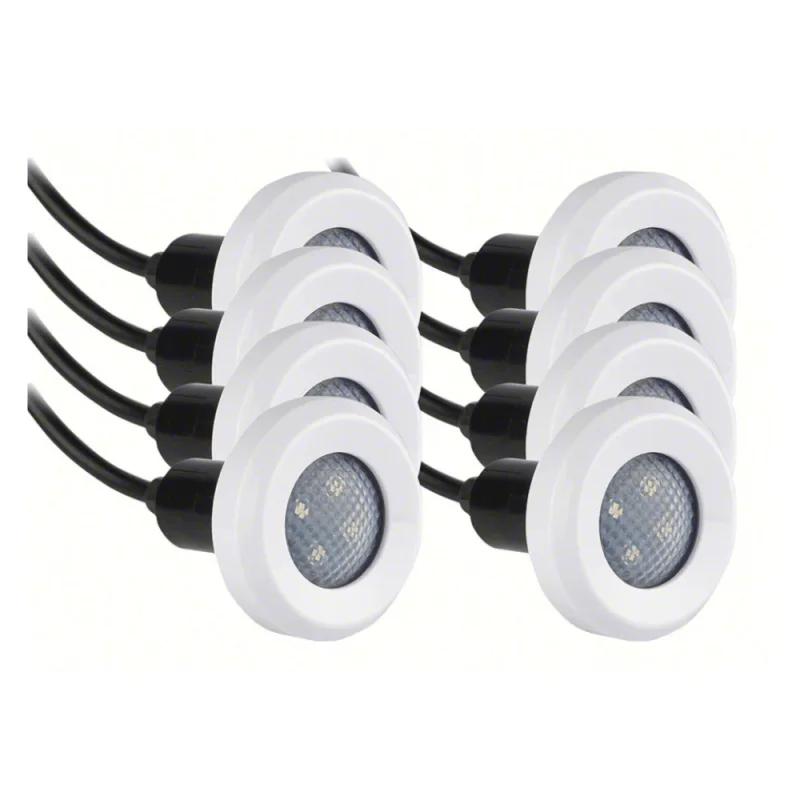 S.R. Smith Treo RGB Color LED Light, 5W 12V, 150' Cord, 8-Pack (FLED-C-TR-150-PK8)