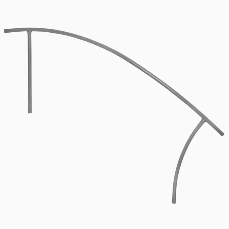Saftron Triton Series Deck-to-Pool Stair Rail 72Graphite Gray | TDTP-172-GG