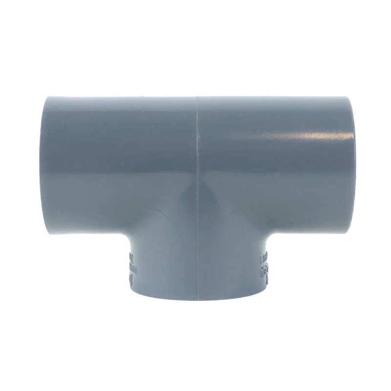 Schedule 80 PVC Tee 1/2" Socket x Socket x FPT