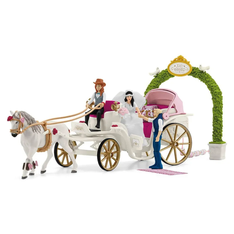 Schleich Horse Club: Lakeside Wedding Carriage Playset