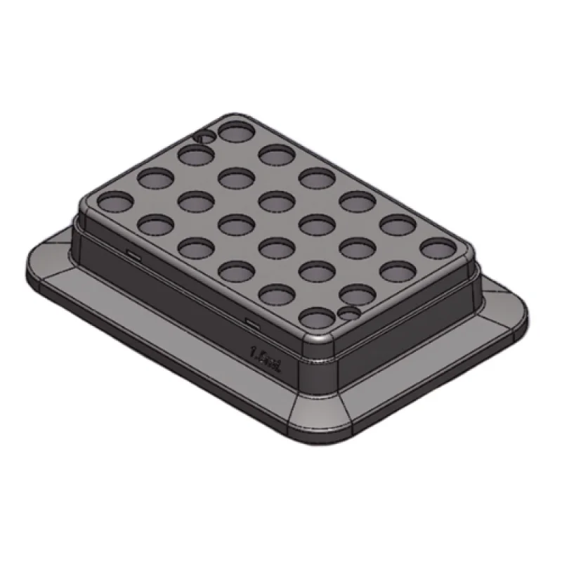 Scilogex 1.5mL x 24 Microtube Block (10.9mm dia. x 30.8mm depth)