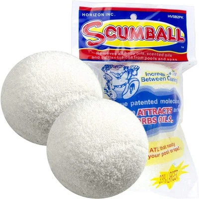 Scum Products SCUMBALL Floating Scum Collector 2-Pack