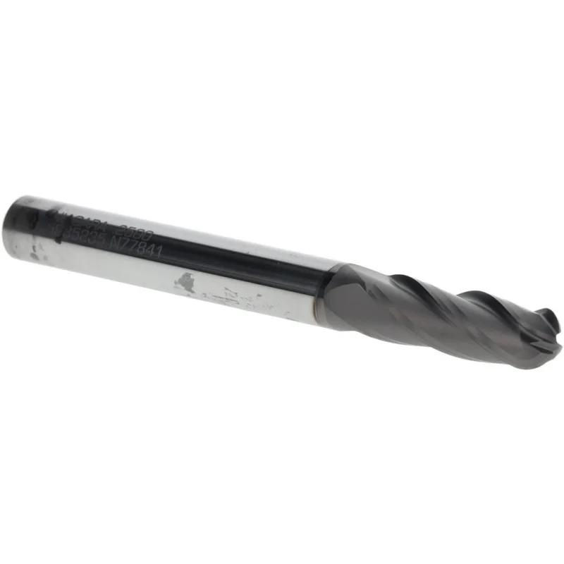 Seco 17005001 Ball End Mill 1/4 in 4 Flute Carbide Cvd