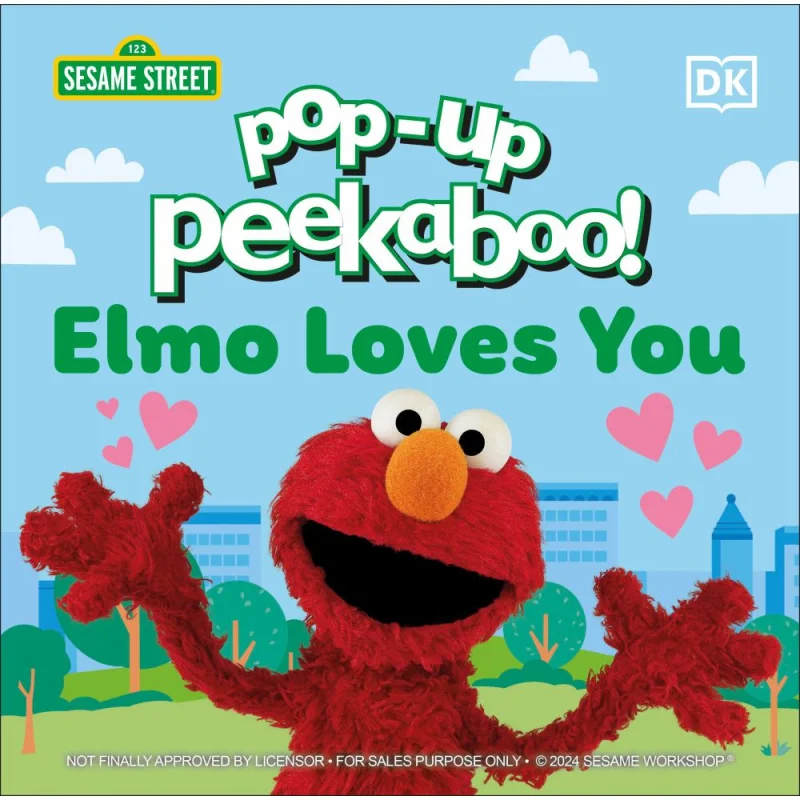 Sesame Street Elmo Loves You Pop-Up Peekaboo Board Book