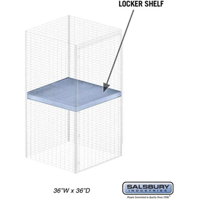 Shelf - for Bulk Storage Locker - 36" Wide - 36" Deep by Salsbury