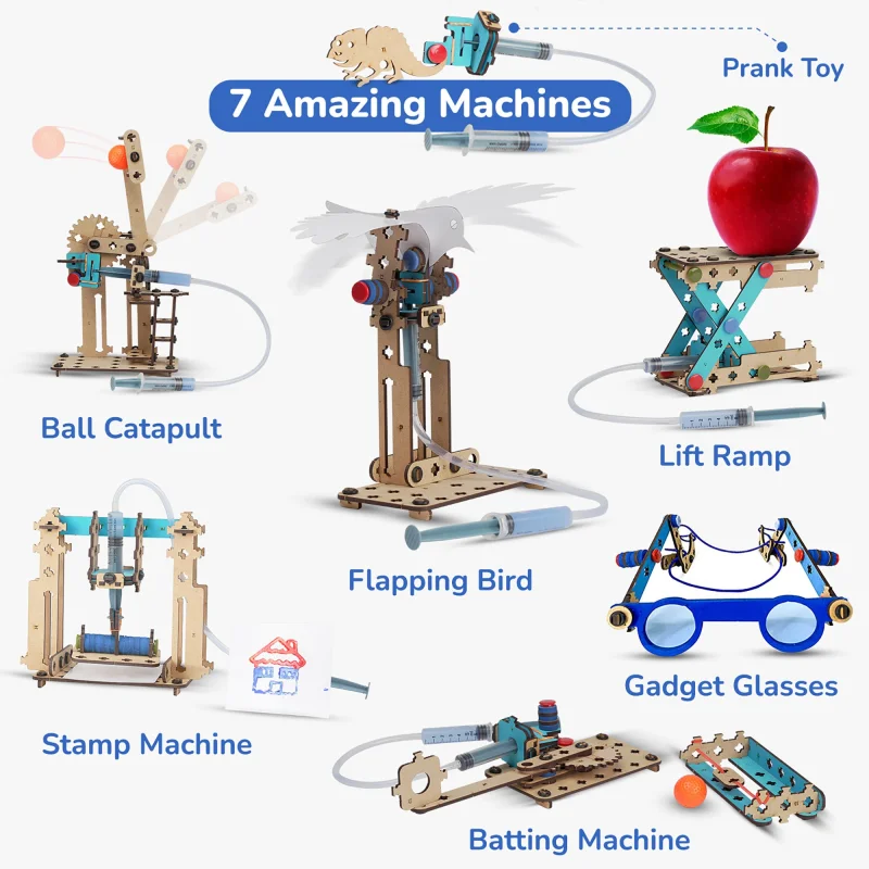 Smartivity 7-In-1 Multi-Builds Hydraulics Science Kit