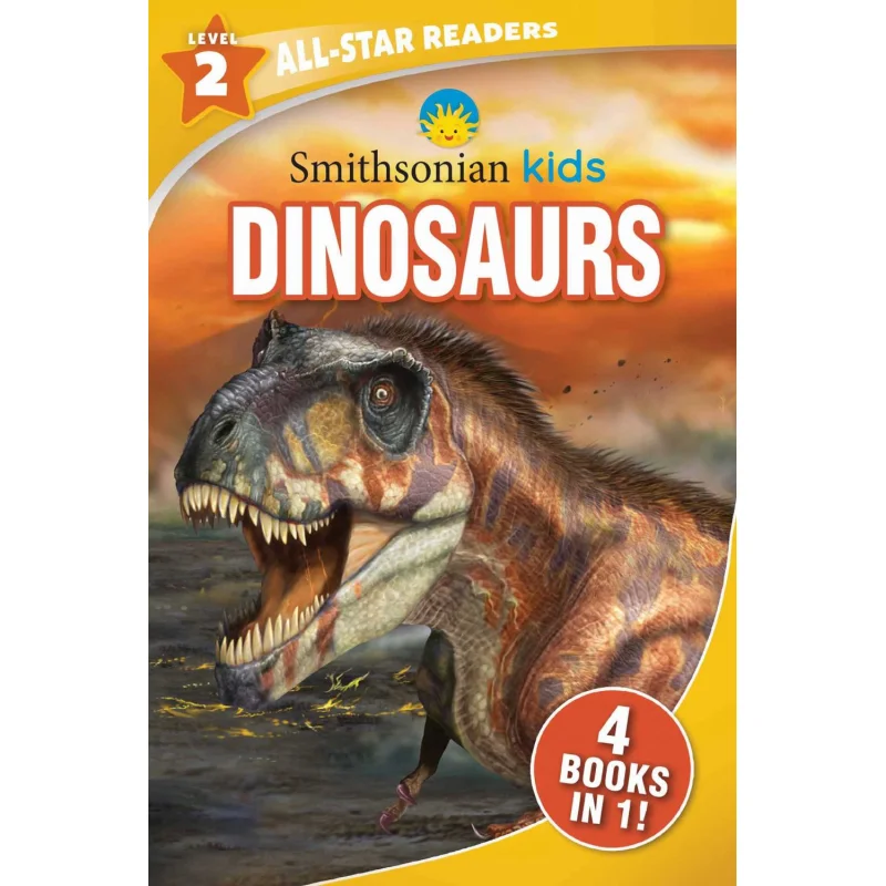 Smithsonian Kids All-Star Readers: Dinosaurs Level 2 4-Book Set