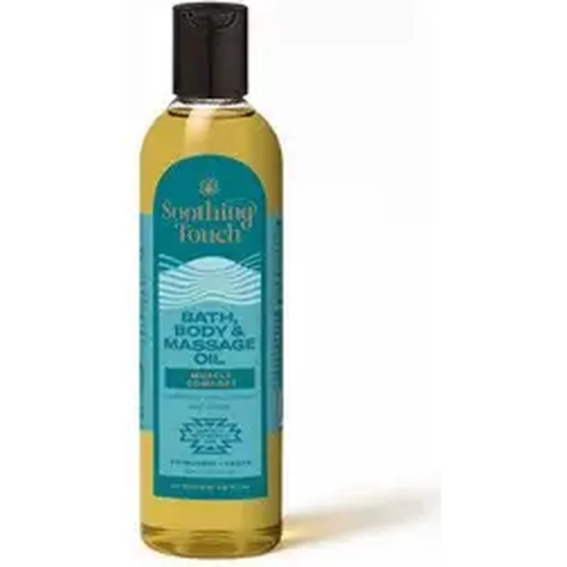 Soothing Touch Peppermint Rosemary Bath, Body & Massage Oil - MUSCLE COMFORT / 8 oz.