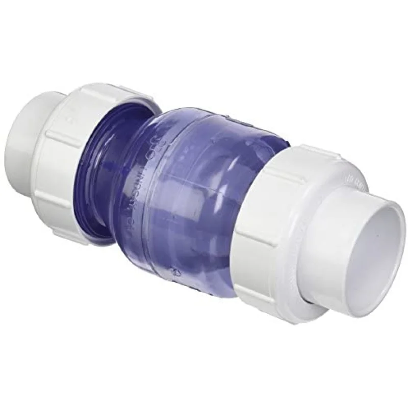 Spring Check Valve with Union (Flow Control)