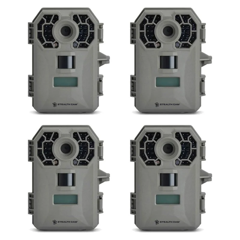 Stealth Cam G42NGNC 10MP HD IR Game Trail Camera, 4 Pack (Certified Refurbished)