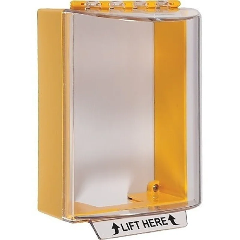 STI-13200NY Universal Stopper Pull Station Cover Yellow