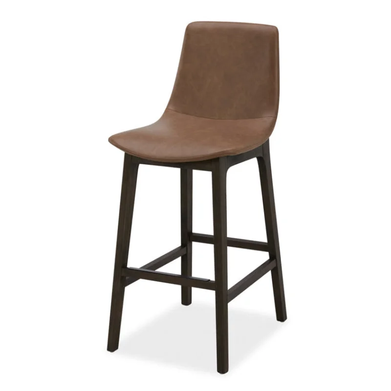 Studio Deluxe Uph. 30" Barstool - Brown