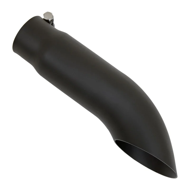 Summit Racing Round, Black 2.50 Inch Exhaust Tip SUM-691209