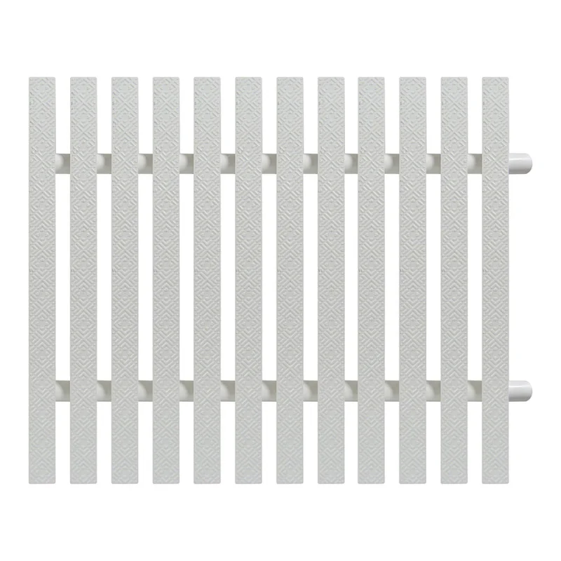 SuperGrip Perpendicular Grating 12 Inch - White - Sold Per Foot