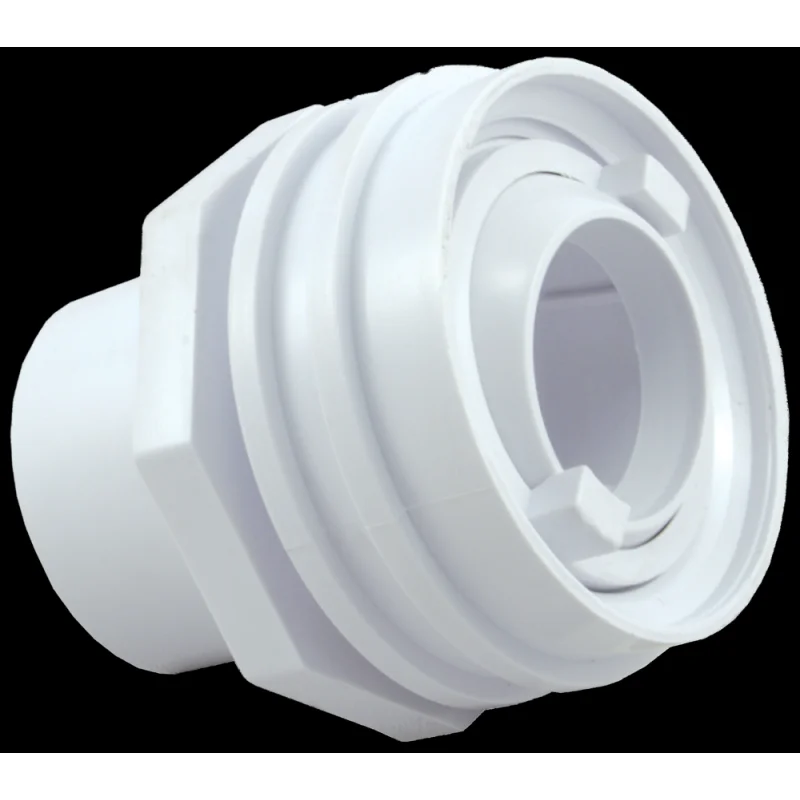 Swimables White Flush Mount Return Fitting 1" Socket x 1" Eyeball | SW-30-815