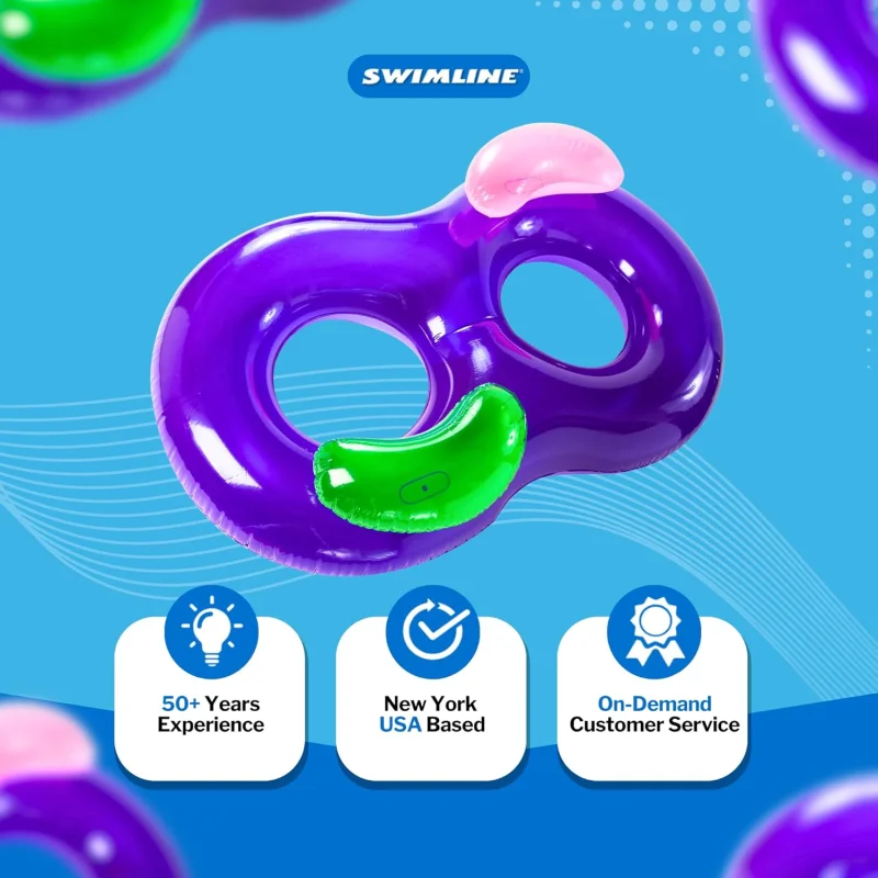 Swimline Side-by-Side Double Ring Pool Lounger