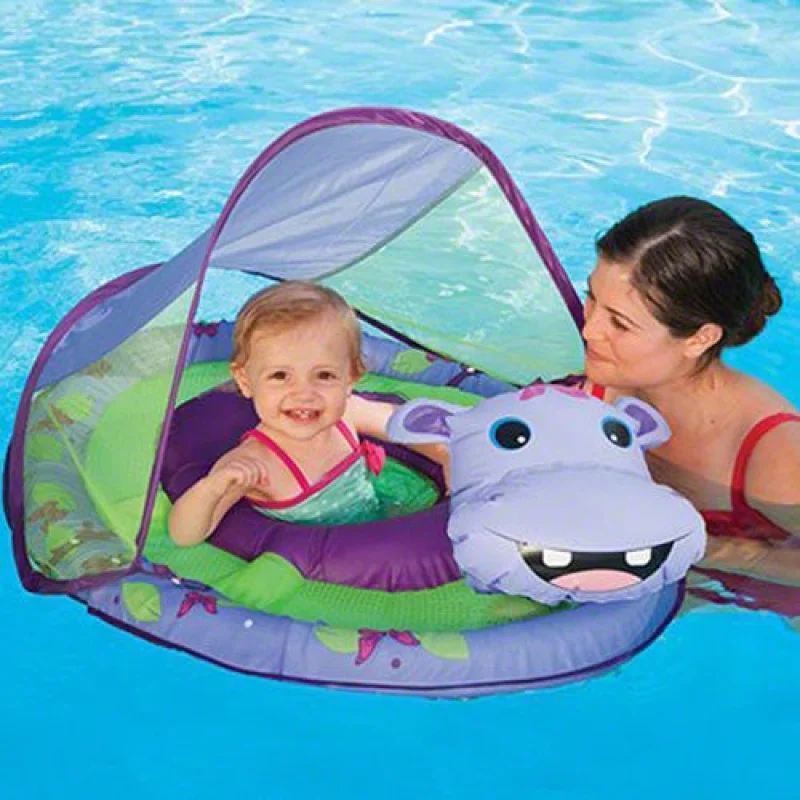 Swimways Animal Friends Baby Spring Float with Canopy