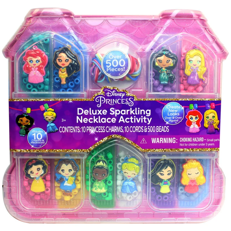 Tara Toy Disney Princess Deluxe Sparkling Necklace Activity Set
