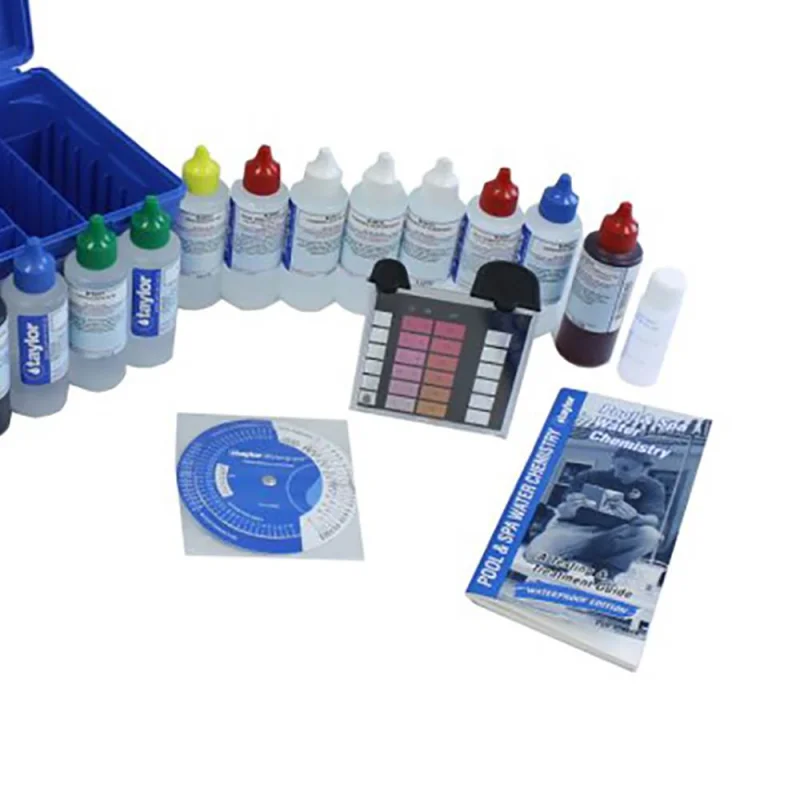 Taylor Deluxe Complete High Swimming Pool Spa Multiple Test Kit w/ Case (2 Pack)
